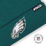 FOCO Men's Philadelphia Eagles NFL Logo Basic Beanie Hat, Team Color