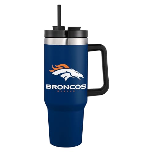 FOCO Denver Broncos NFL 40 oz XL Tumbler - Atlernate Team Color - Blue