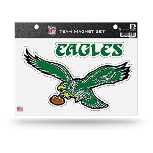 Rico Industries NFL Philadelphia Eagles Team Magnet Set 8.5" x 11" - Home Décor - Regrigerator, Office, Kitchen