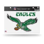 Rico Industries NFL Philadelphia Eagles Team Magnet Set 8.5" x 11" - Home Décor - Regrigerator, Office, Kitchen