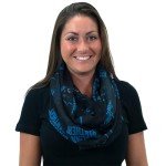 Littlearth Carolina Panthers NFL Sheer Infinity Scarf