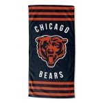 Northwest NFL Chicago Bears Unisex-Adult Beach Towel, 30" x 60", Stripes