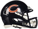 Riddell unisex adult Riddell NFL Chicago Bears Revolution Speed Mini Helmet, Team Color, One Size US