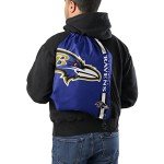 FOCO Baltimore Ravens NFL Big Logo Drawstring Backpack