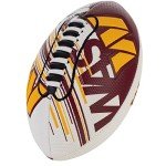 Franklin Sports NFL Washington Commanders Football - Youth Mini Football - 8.5" Junior Size Ball - SPACELACE Easy Grip Texture- Perfect for Kids
