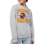 Junk Food Clothing x NFL - Washington Commanders - Team Helmet - Unisex Adult Pullover Fleece Hoodie for Men and Women - Size 3X-Large, Grey