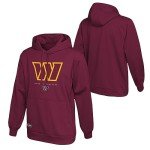 Outerstuff NFL Men's Watson Logo Pullover Performance Fleece Hoodie, Washington Commanders, Large