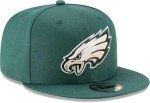 New Era NFL 9FIFTY Team Color Adjustable Snapback Hat Cap - One Size (US, Alpha, One Size, Philadelphia Eagles - Green)