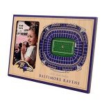 YouTheFan NFL Baltimore Ravens 3D StadiumViews Picture Frame