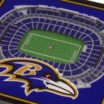 YouTheFan NFL Baltimore Ravens 3D StadiumView Coasters - M&T Bank Stadium