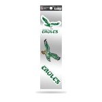 Rico Industries NFL Philadelphia Eagles 3-Piece Retro Spirit Decals, 3 x 12-"