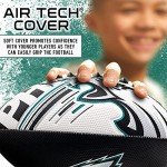 Franklin Sports NFL Philadelphia Eagles Football - Youth Mini Football - 8.5" Junior Size Ball - SPACELACE Easy Grip Texture- Perfect for Kids