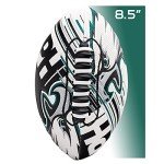 Franklin Sports NFL Philadelphia Eagles Football - Youth Mini Football - 8.5" Junior Size Ball - SPACELACE Easy Grip Texture- Perfect for Kids