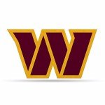 Rico Industries NFL Football Washington Commanders Primary Shape Cut Pennant - Home and Living Room Décor - Soft Felt EZ to Hang