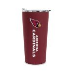 Rico Industries NFL Football Arizona Cardinals 18oz Soft Touch, Easy Grip Tumbler