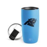 Simple Modern Officially Licensed NFL Carolina Panthers 16oz Travel Coffee Tumbler with Flip Lid | Stainless Steel Cup | Football Gifts for Men, Women | Voyager Collection | Carolina Panthers