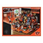 YouTheFan Purebred Fans "A Nailbiter" YouTheFan NFL Cincinnati Bengals NFL Purebred Fans A Real Nailbiter 500 Piece Puzzle, Team Colors, Piece US