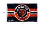 WinCraft Chicago Bears Patch Button Circle Logo Flag Large 3x5 Banner