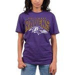 Junk Food Clothing x NFL - Baltimore Ravens - Bold Logo - Unisex Adult Short Sleeve Fan T-Shirt for Men and Women - Size X-Large