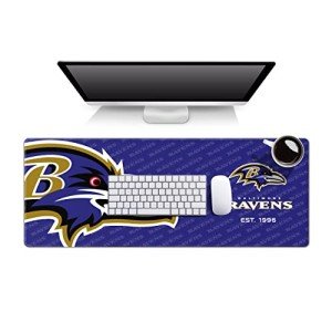YouTheFan NFL Baltimore Ravens Logo Series Desk Pad SMU