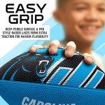 Franklin Sports NFL Carolina Panthers Football - Youth Football - Mini 8.5" Rubber Ball - Perfect for Kids - Team Logos and Colors
