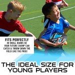 Franklin Sports NFL Carolina Panthers Football - Youth Football - Mini 8.5" Rubber Ball - Perfect for Kids - Team Logos and Colors