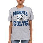 Junk Food Clothing x NFL - Indianapolis Colts - Team Helmet - Unisex Adult Short Sleeve Fan T-Shirt for Men and Women - Size Large