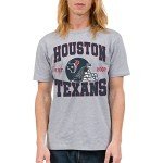 Junk Food Clothing x NFL - Houston Texans - Team Helmet - Unisex Adult Short Sleeve Fan T-Shirt for Men and Women - Size Large