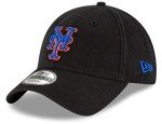 New Era New York Mets Core Classic Black 9TWENTY Adjustable Hat : OSFM