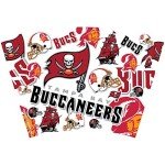 Tervis NFL Tampa Bay Buccaneers-All Over Insulated Tumbler, 24 oz, Classic