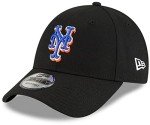 New York Mets The League 9Forty Adjustable Black Alternate Hat