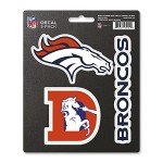FANMATS 60953 Denver Broncos 3 Piece Decal Sticker Set