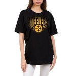 Junk Food Clothing x NFL - Pittsburgh Steelers - Team Spotlight - Unisex Adult Short Sleeve Fan T-Shirt for Men and Women - Size XX-Large