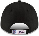 New York Mets The League 9Forty Adjustable Black Alternate Hat