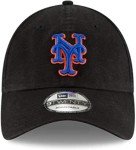 New Era MLB Core Classic 9TWENTY Adjustable Hat Cap One Size Fits All (New York Mets Black)