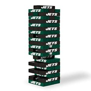 Wild Sports NFL New York Jets Table Top Stackers 3" x 1" x .5", Team Color