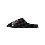 FOCO Cleveland Browns Sherpa Lined Buffalo Check Memory Foam Slipper - L