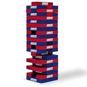 Wild Sports NFL New York Giants Table Top Stackers 3" x 1" x .5", Team Color