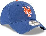 New Era MLB Core Classic 9TWENTY Alternate Adjustable Hat Cap One Size Fits All (New York Mets Blue)