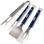 YouTheFan NFL New York Giants Spirit Series 3-Piece BBQ Set , Stainless Steel, 22" x 9"