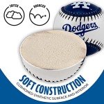 Franklin Sports Los Angeles Dodgers MLB Team Baseball - MLB Team Logo Soft Baseballs - Toy Baseball for Kids - Great Decoration for Desks and Office