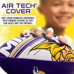 Franklin Sports NFL Minnesota Vikings Football - Youth Mini Football - 8.5" Junior Size Ball - SPACELACE Easy Grip Texture- Perfect for Kids