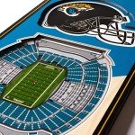YouTheFan NFL Jacksonville Jaguars 3D Stadium 6x19 Banner - TIAA Bank Field