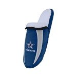 FOCO Dallas Cowboys NFL Mens Sherpa Slide Slippers - L