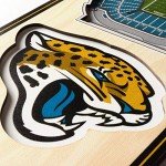 YouTheFan NFL Jacksonville Jaguars 3D Stadium 6x19 Banner - TIAA Bank Field
