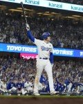 SPORTSPHOTOSUSA Freddie Freeman Hits Walk-Off Grand Slam Homer 2024 Los Angeles Dodgers World Series 8x10 Photo