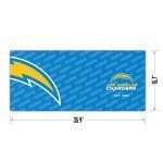 YouTheFan NFL Los Angeles Chargers Logo Series Desk Pad