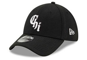New Era Chicago White Sox 39THIRTY City Connect Fitted Cap, Hat (US, Alpha, Large, X-Large, Black)
