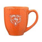 Rico Industries NFL Football Chicago Bears Alternate 16 oz Team Color Laser Engraved Speckled Ceramic Coffee Mug