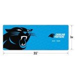 YouTheFan NFL Carolina Panthers Logo Series Desk Pad SMU